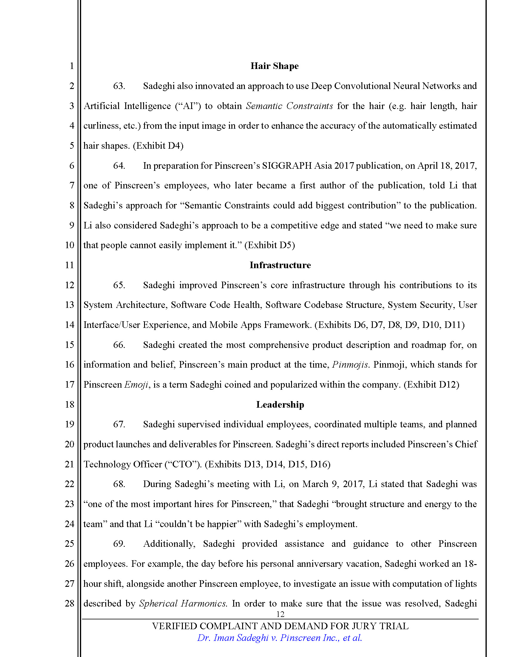 Verified Complaint Page 12