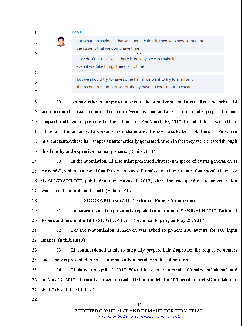 Verified Complaint Page 15