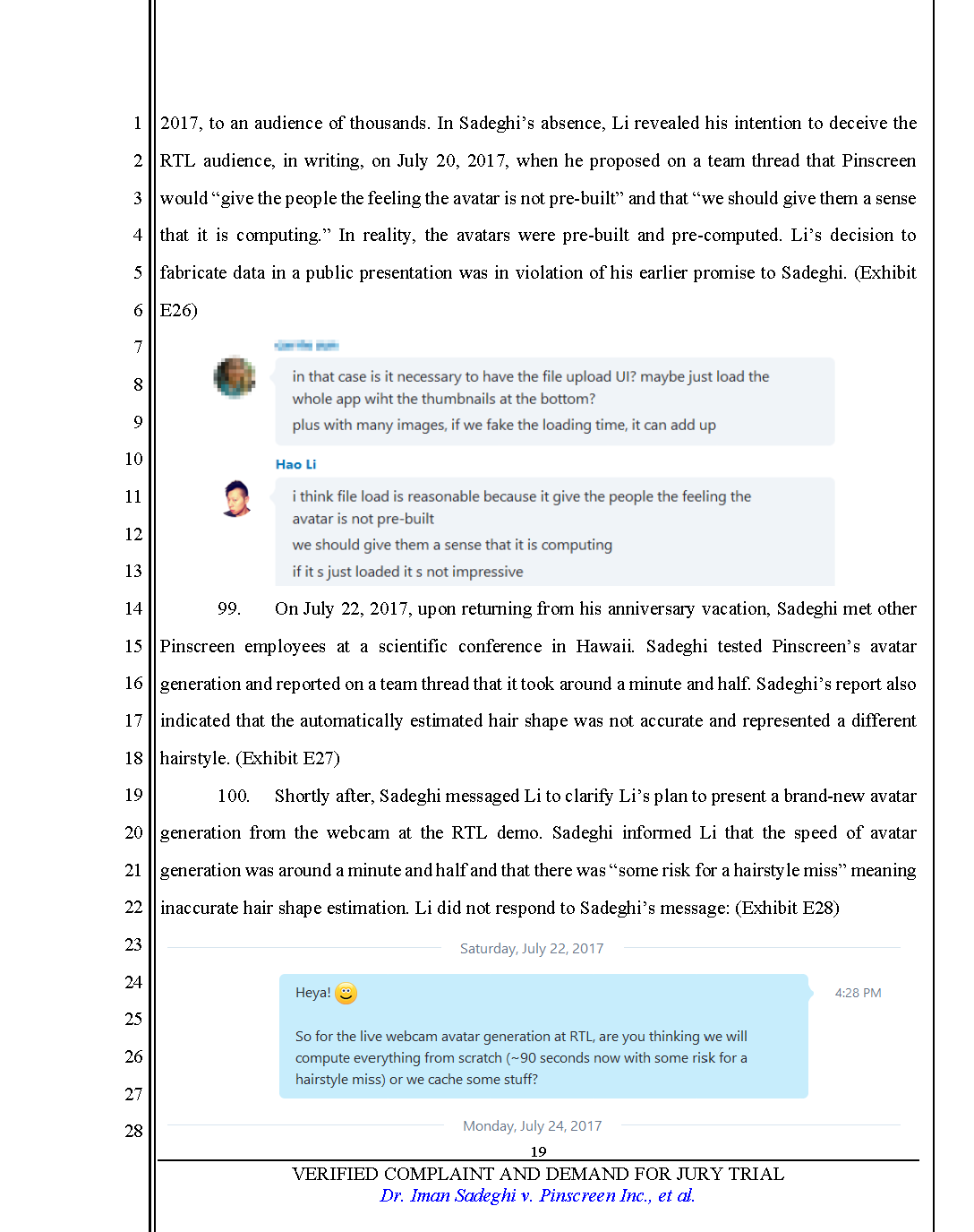 Verified Complaint Page 19