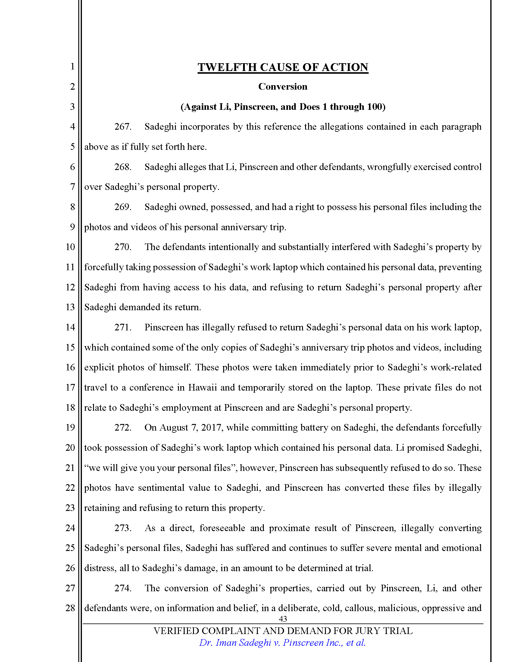 Verified Complaint Page 43