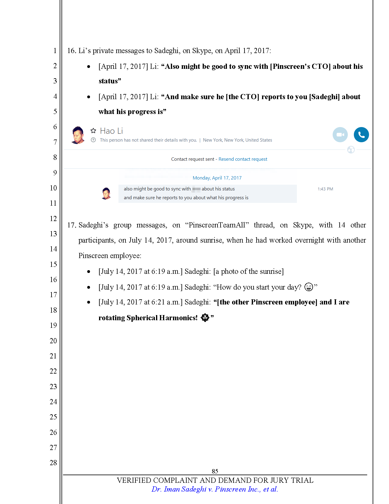 Verified Complaint Page 85