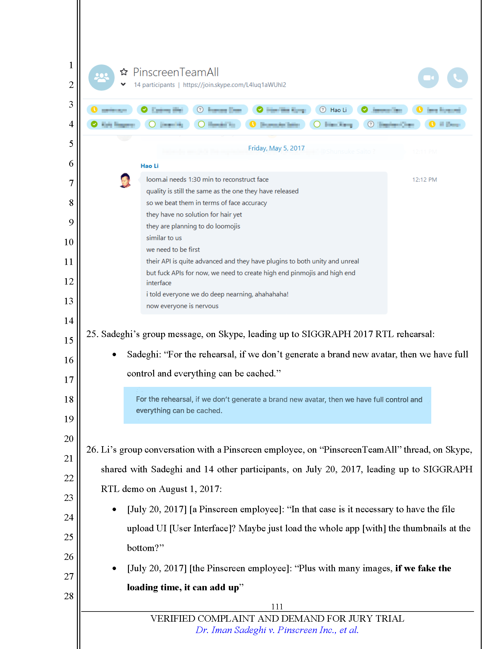 Verified Complaint Page 111