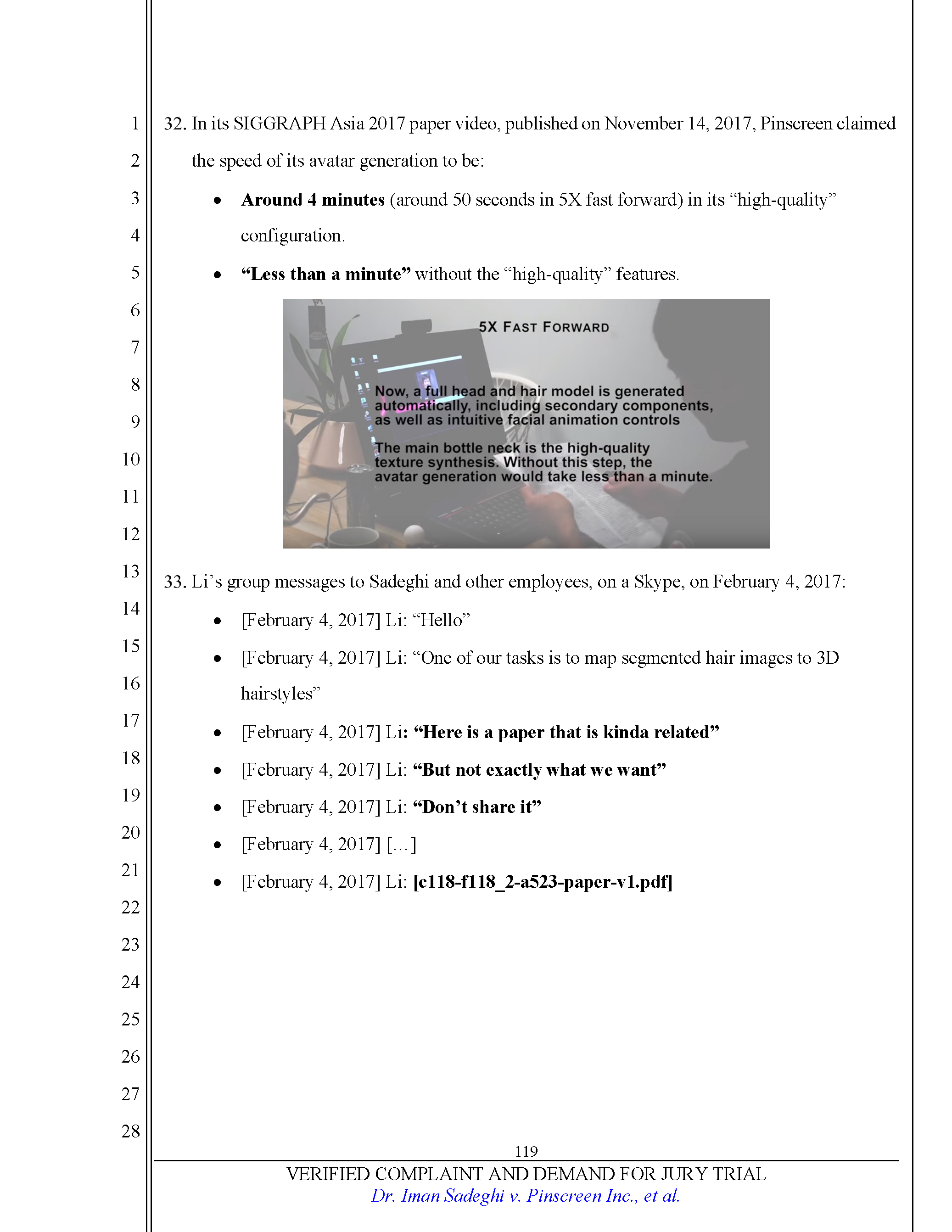 Verified Complaint Page 119