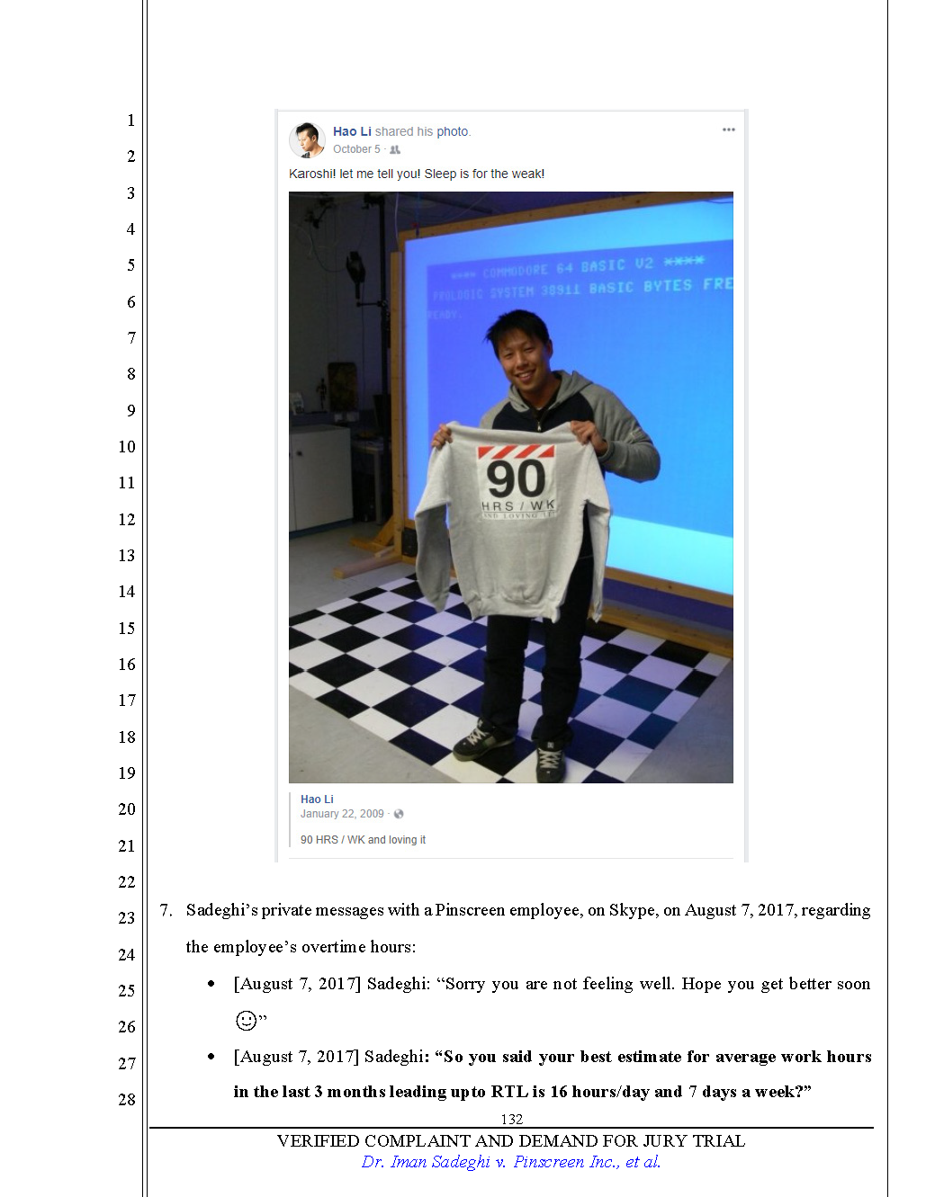 Verified Complaint Page 132