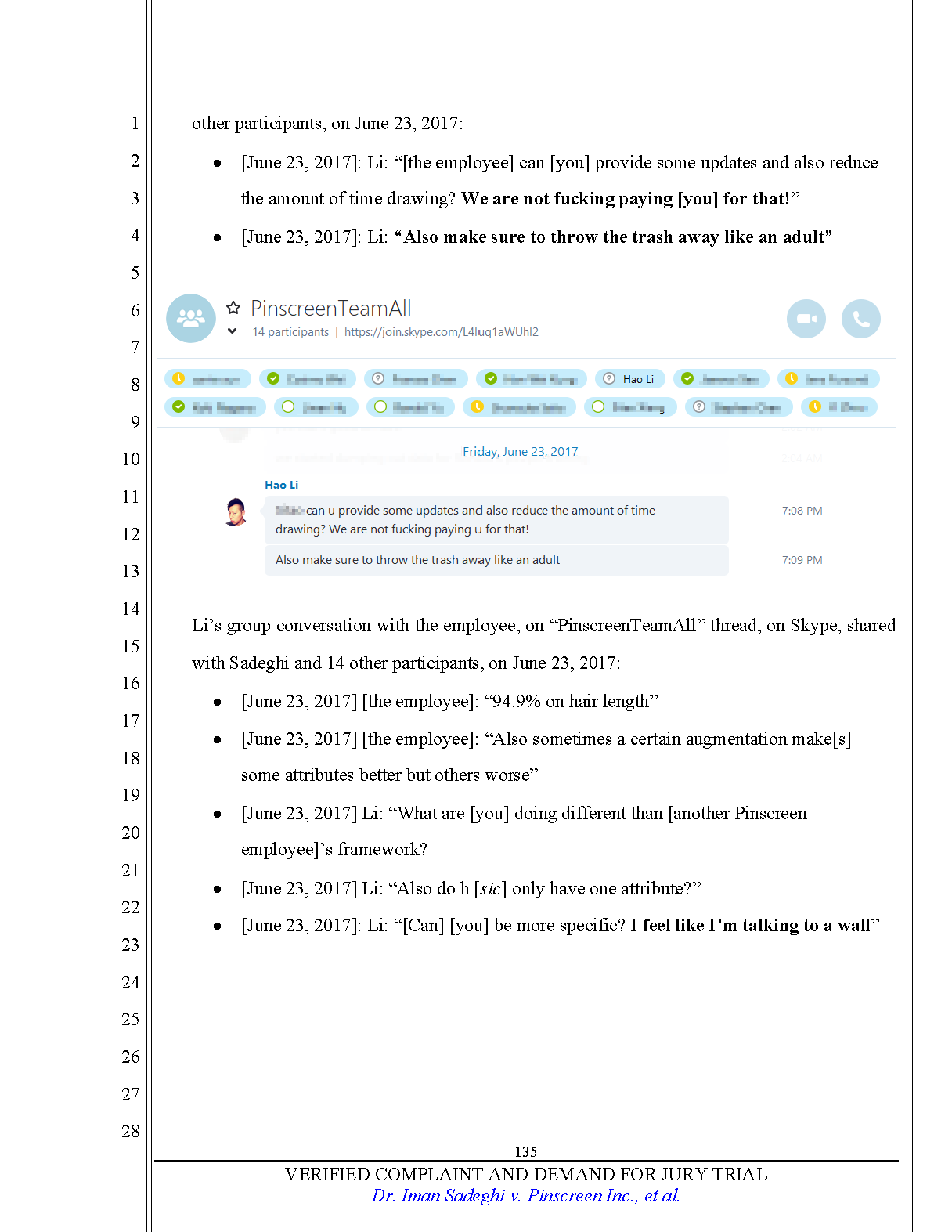 Verified Complaint Page 135