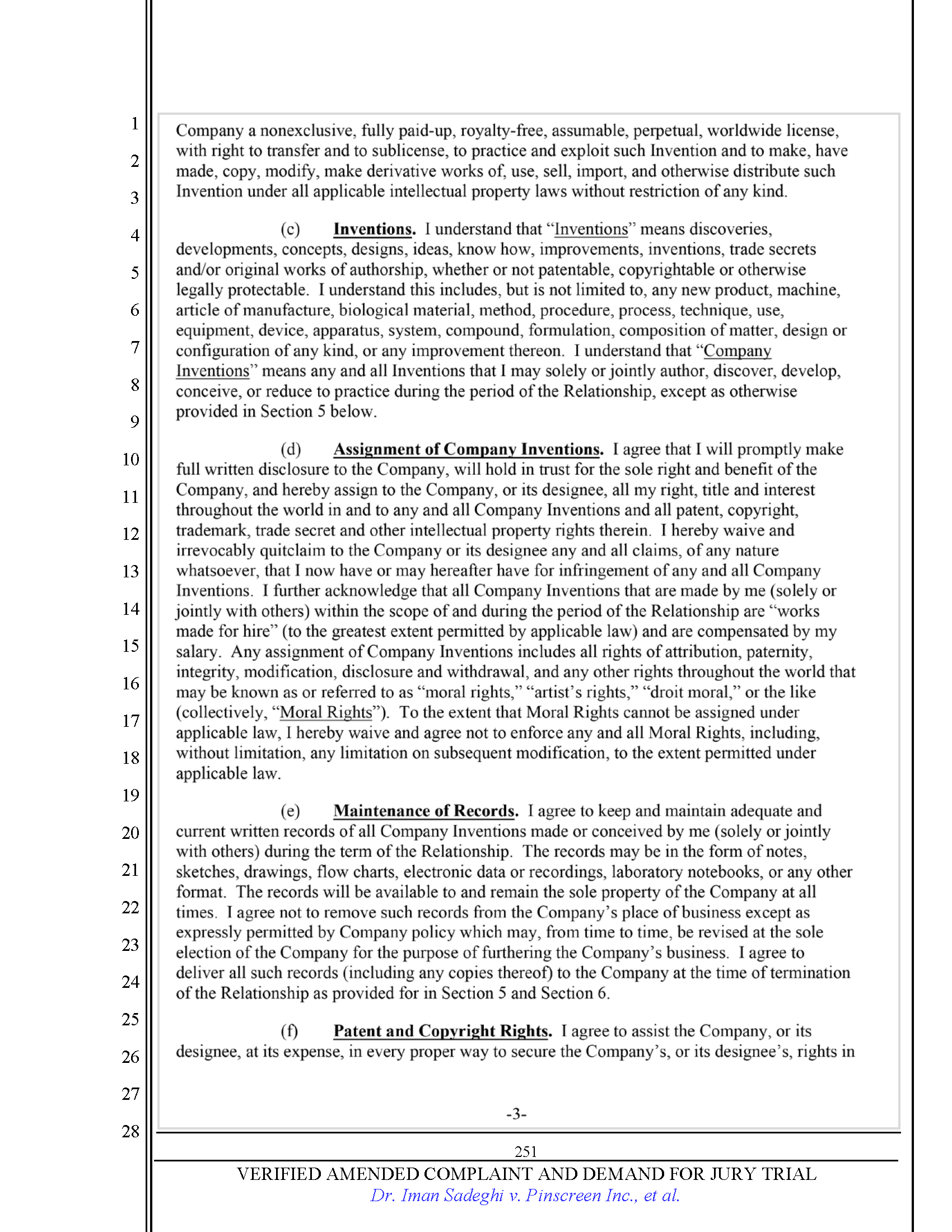 First Amended Complaint (FAC) Page 251