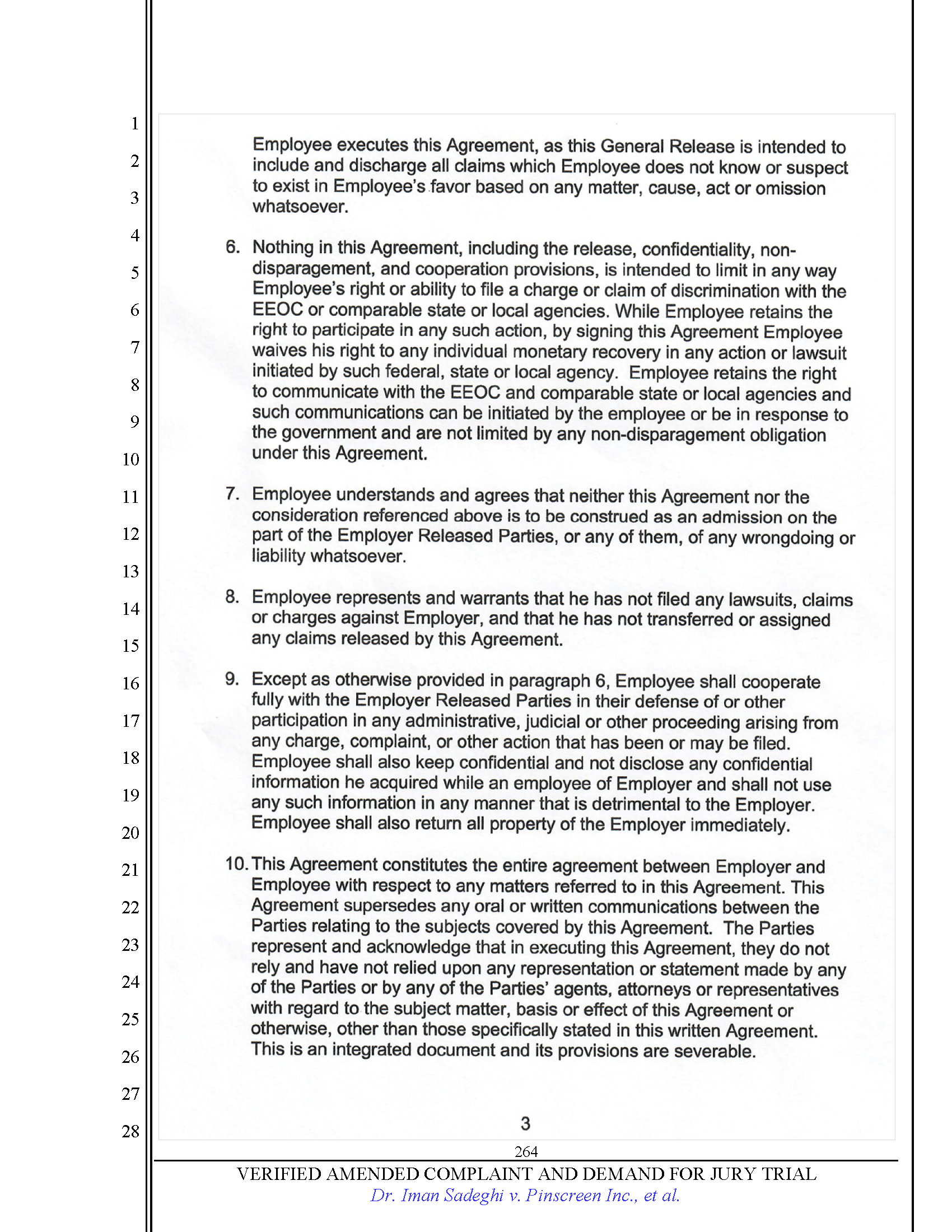 First Amended Complaint (FAC) Page 264